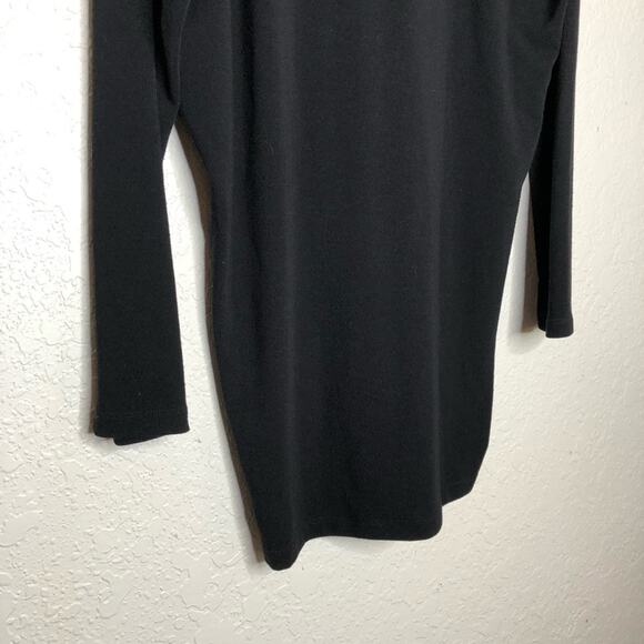 Cabi black v neck long sleeve knit tunic top size Small #125 - Picture 12 of 13
